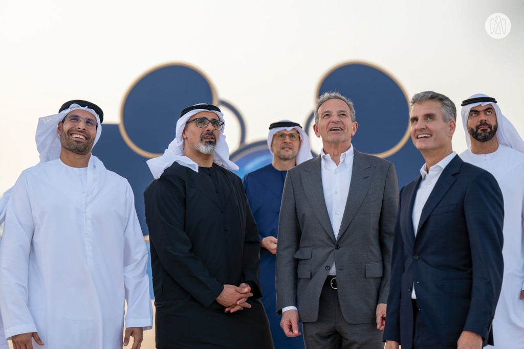 Bob Iger CEO of Disney, HH Sheikh Khaled bin Mohamed bin Zayed