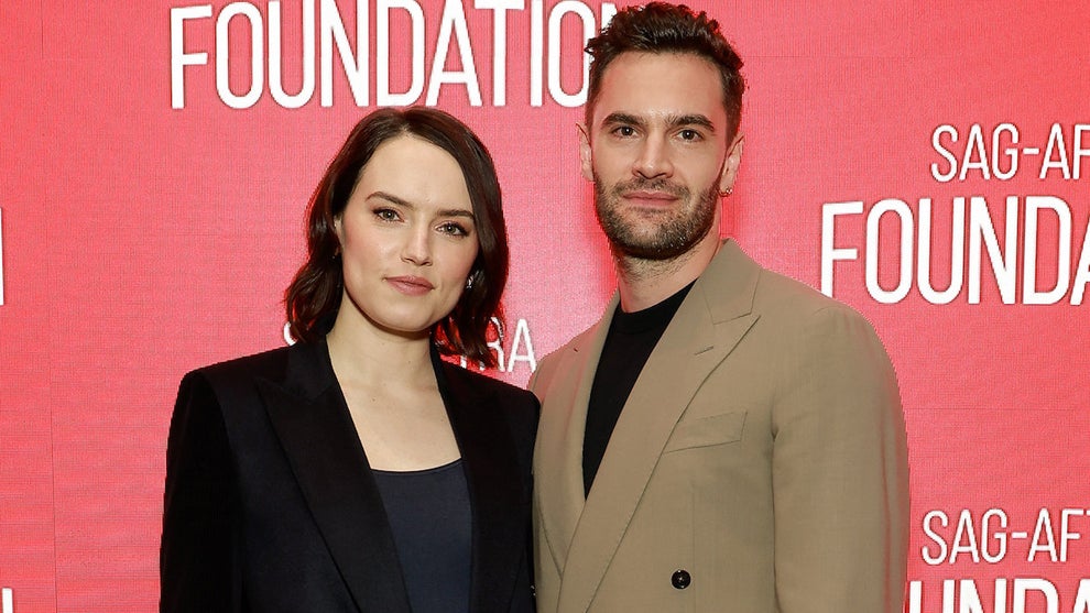 Daisy Ridley and Tom Bateman attend SAG-AFTRA Foundation conversations about "Magpie" in New York City. (Credit: Jason Mendez/Getty Images)