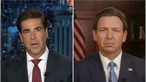 Jesse Watters and Ron DeSantis fox news