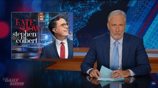 Jon Stewart Brings Back Choir to Sing ‘Go F– Yourself’ to Paramount Over Colbert Cancellation | Video 