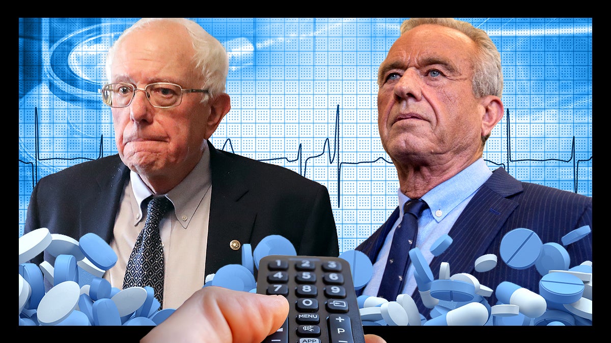 Sen. Bernie Sanders and Health and Human Services Secretary Robert F. Kennedy Jr. (Getty Images/Christopher Smith for TheWrap)