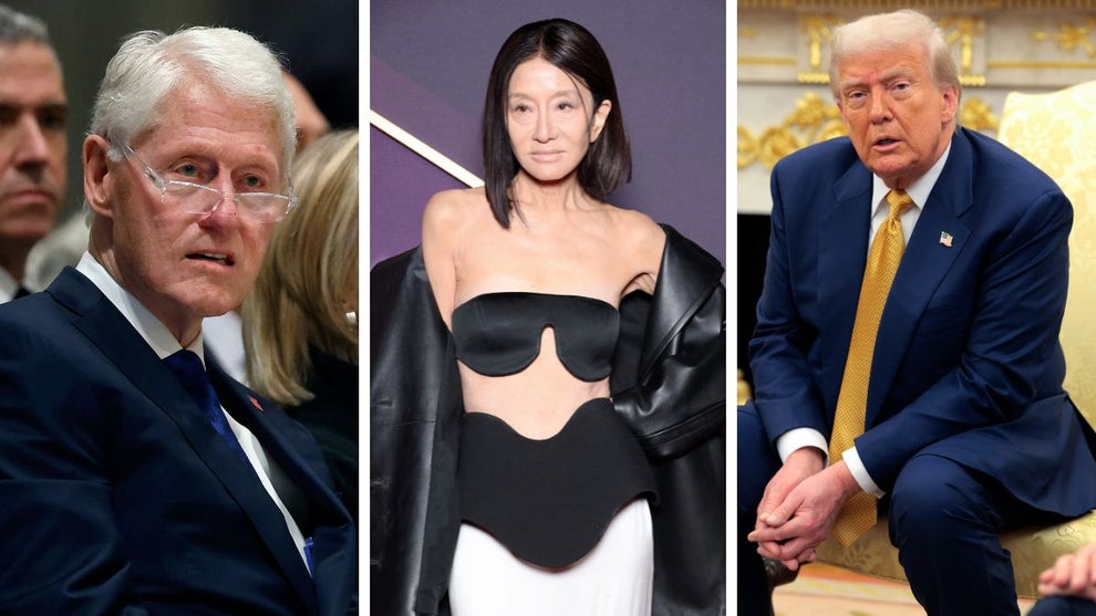 Bill Clinton (Credit: Kevin Dietsch/Getty Images), Vera Wang (Credit: Pascal Le Segretain/Getty Images) and Donald Trump (Credit: Chip Somodevilla/Getty Images)