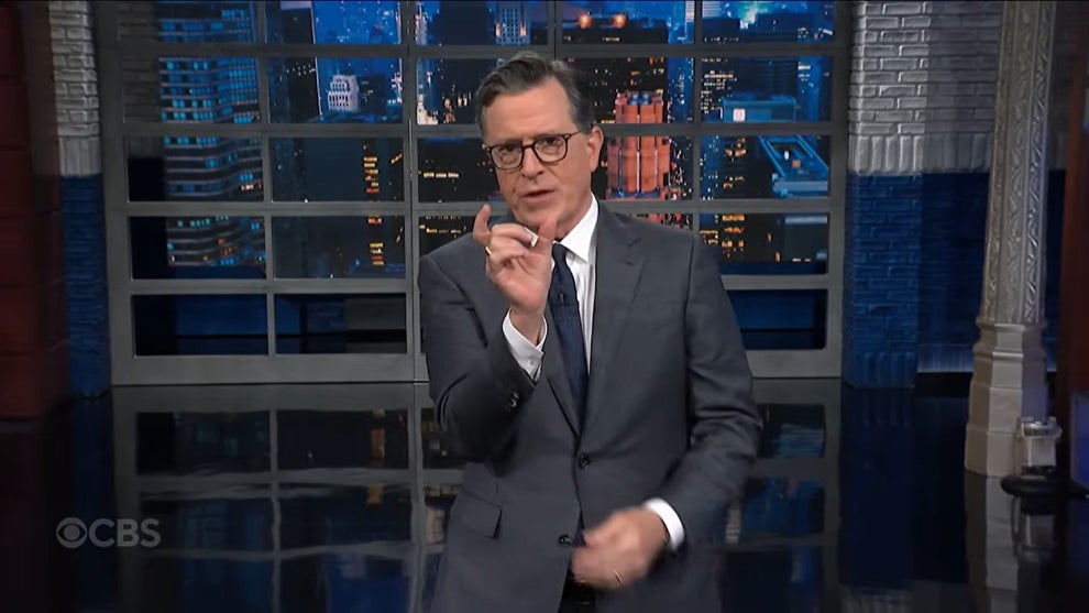 Stephen Colbert jokes the Russian earthquake killed Epstein