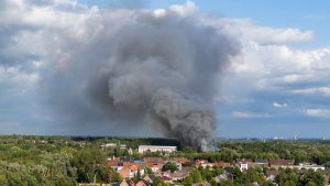 Tomorrowland Festival Fire (Credit: Tom Goyvaerts/Getty Images)