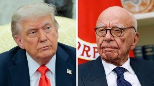 President Donald Trump and Rupert Murdoch (Credit: Getty Images)