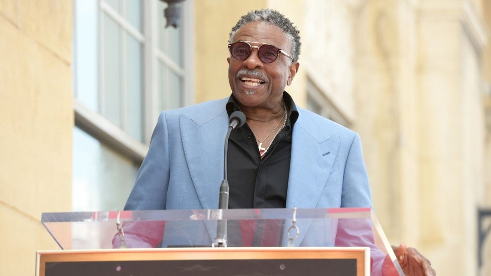 Actor Keith David speaks at the ceremony honoring John Carpenter with a star on the Hollywood Walk of Fame on April 03, 2025 in Hollywood, California. (Credit: Michael Tullberg/Getty Images)