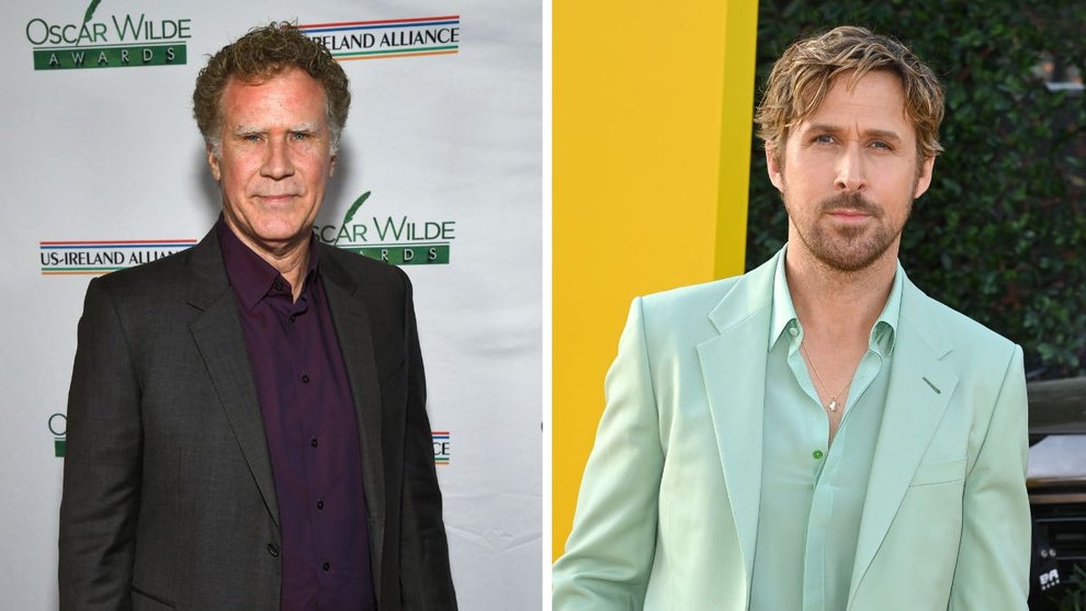Will Farrell (Credit: Alberto E. Rodriguez/Getty Images for US-Ireland Alliance) and Ryan Gosling (Credit: Jon Kopaloff/Getty Images)