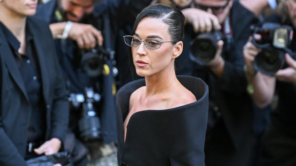 Katy Perry attends the Balenciaga Haute Couture Fall/Winter 2025/2026 show as part of Paris Fashion Week on July 09, 2025 in Paris, France