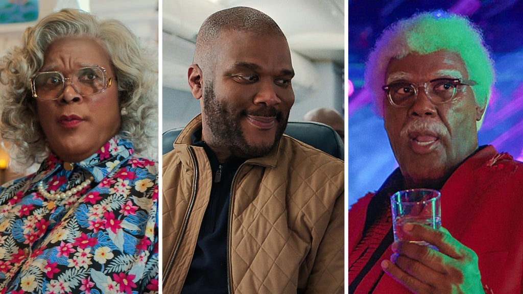 Tyler Perry as Madea, Brian and Joe in "Madea's Destination Wedding" (Netflix)