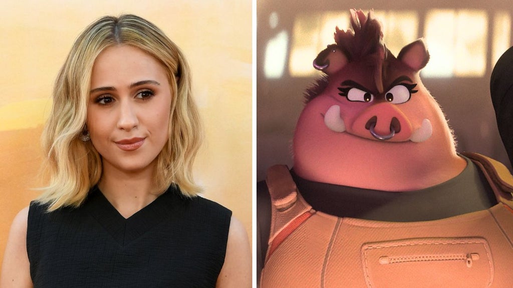 Maria Bakalova as Pigtail in "The Bad Guys 2"