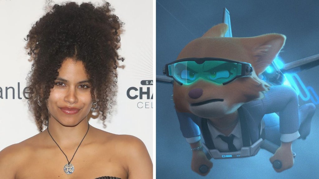 Zazie Beetz as Diane Foxington in "The Bad Guys 2"