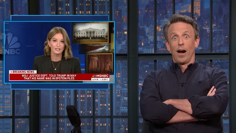 Seth Meyers hosts "Late Night" (Credit: NBC)