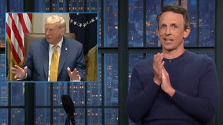 Seth Meyers Literally Applauds Trump’s ‘Acting’ at Epstein Questions: ‘Forget the Nobel,’ It’s Finally Time for an Emmy | Video