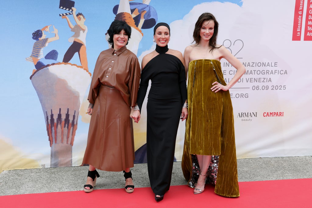 Teona Strugar Mitevska, Noomi Rapace and Sylvia Hoeks