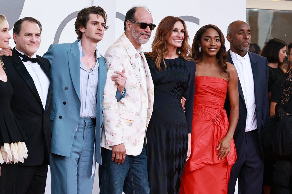 Nora Garrett, Michael Stuhlbarg, Andrew Garfield, Luca Guadagnino, Julia Roberts, Ayo Edebiri, Malik Hassan Sayeed 
