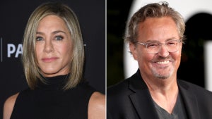 Left: Jennifer Aniston (Steve Granitz/FilmMagic), Right: Matthew Perry (Phillip Faraone/Getty Images)