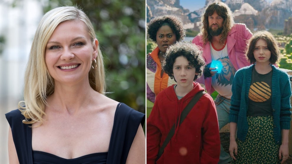 Left: Kirsten Dunst (Arnold Jerocki/Getty Images), Right: “A Minecraft Movie” (Warner Bros. Pictures)