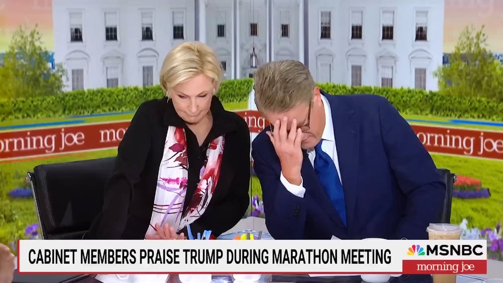 Joe Scarborough and Mika Brzezinski hosting the August 27, 2025 edition of "Morning Joe" (MSNBC)