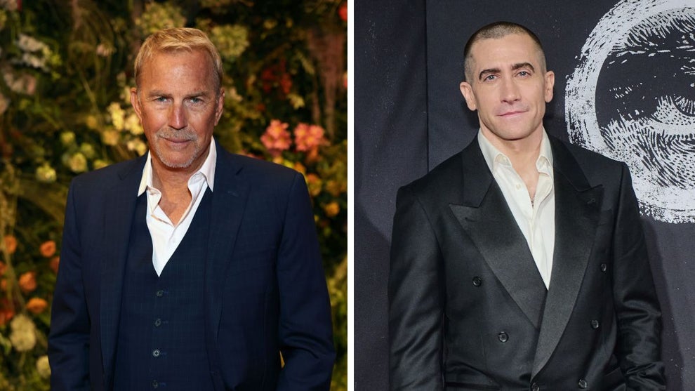 Kevin Costner (Credit: Kevin Mazur/Getty Images for Airbnb) and Jake Gyllenhaal (Credit: Valerie Terranova/Getty Images) honeymoon with harry