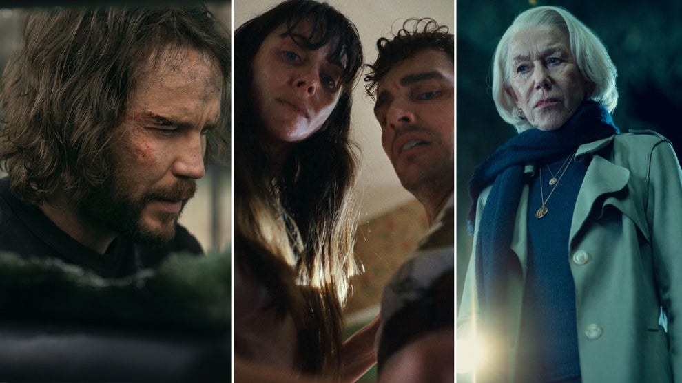 Left to right: “The Terminal List: Dark Wolf” (Attila Szvacsek/Prime Video), “Together” (Neon) and “The Thursday Murder Club” (Giles Keyte/Netflix)