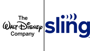 The Walt Disney Company logo and Sling Logo