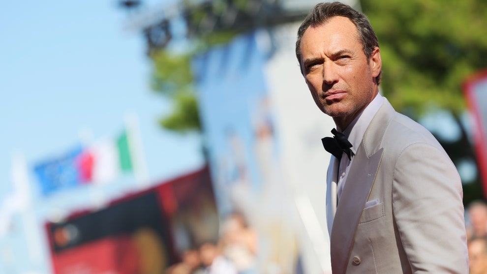 Jude Law attends the "The Wizard Of The Kremlin" (Le Mage Du Kremlin) red carpet during the 82nd Venice International Film Festival on August 31, 2025 in Venice, Italy