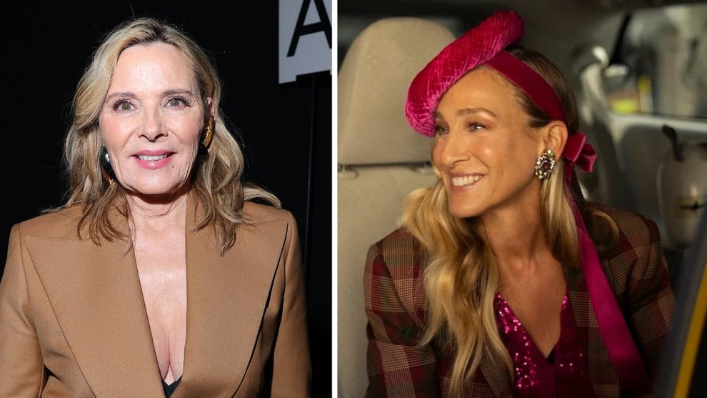 Kim Cattrall, Sarah Jessica Parker in "And Just Like That." (Credit: Getty Images, HBO Max)