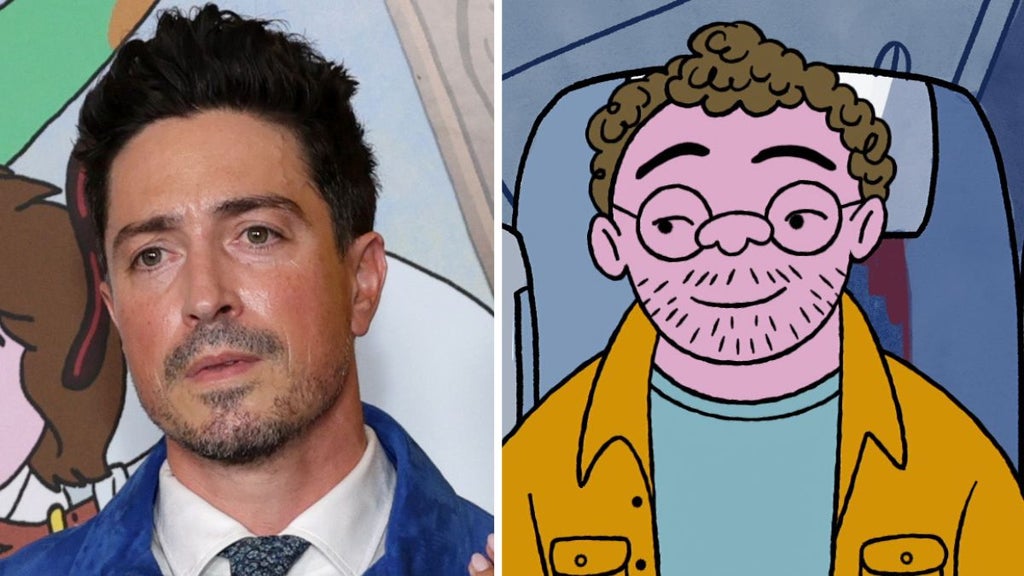 Ben Feldman, Ben Feldman as Avi Schwooper in "Long Story Short" (Getty Images, Netflix)
