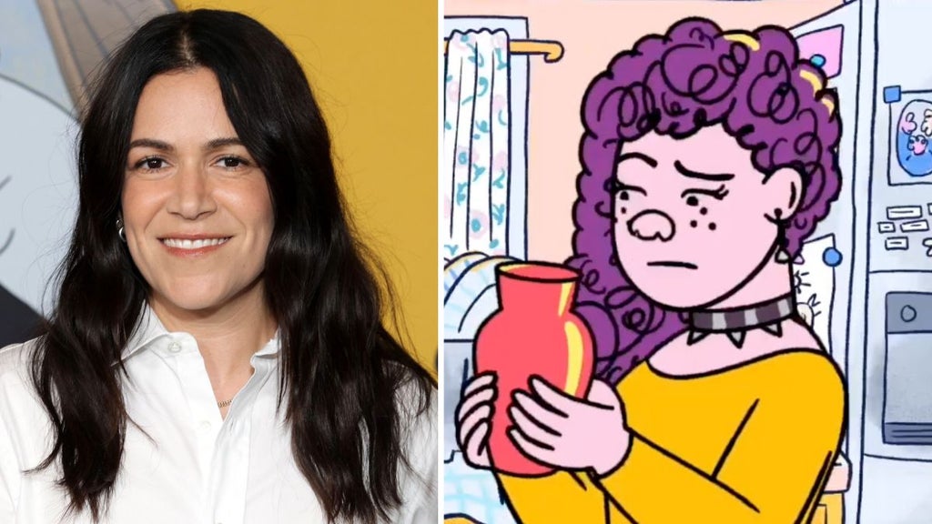 Abbi Jacobson, Abbi Jacobson as Shira Schwooper in "Long Story Short" (Getty Images, Netflix)