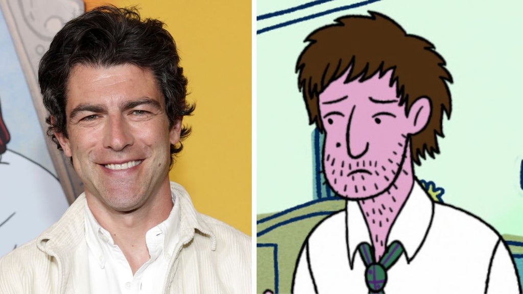 Max Greenfield, Max Greenfield as Yoshi Schwooper in "Long Story Short" (Getty Images, Netflix)