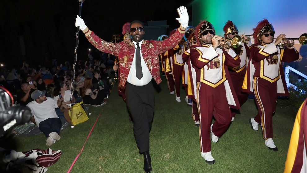 Tramell Tillman Surprises Fans at “Zoolander” Cinespia Screening with “Severance” Finale Theme Marching Band Performance on Saturday, August 16, 2025