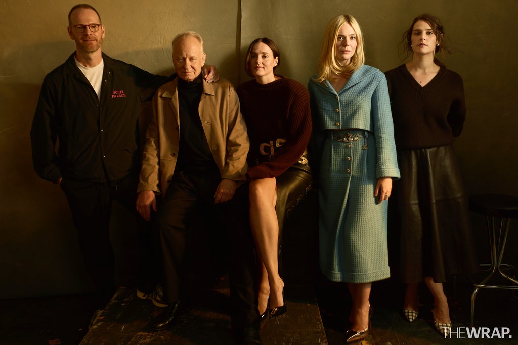 Joachim Trier, director, writer, Stellan Skarsgård, actor, Renate Reinsve, Elle Fanning,Inga Ibsdotter Lilleaas, actresses,