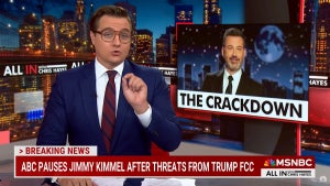 Chris Hayes on Trump's 'crackdown' on the first amendment after Jimmy Kimmel suspension