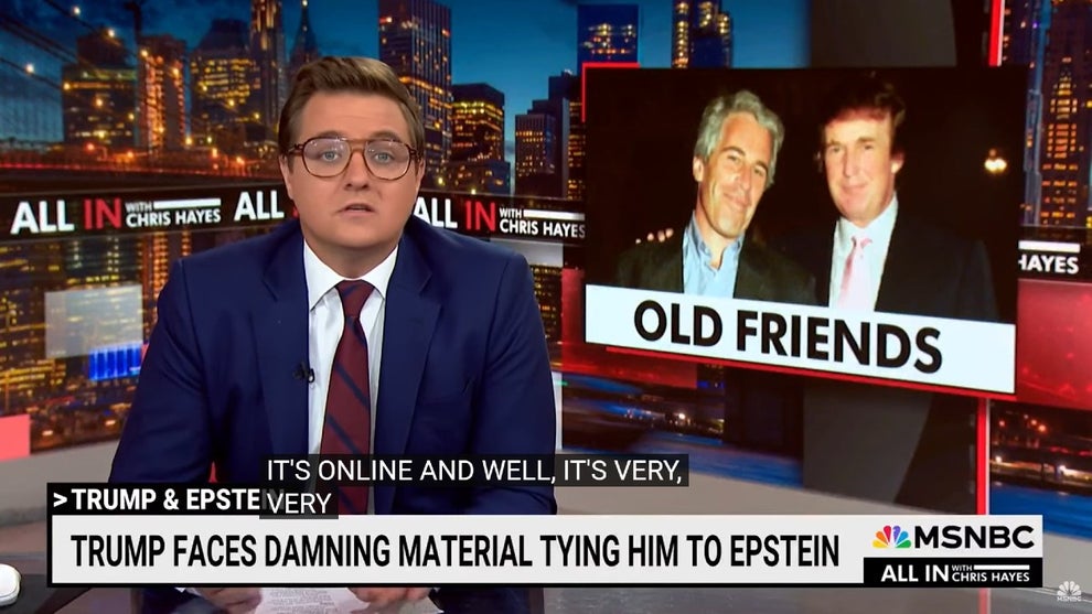Chris Hayes on latest Epstein-Trump revelations