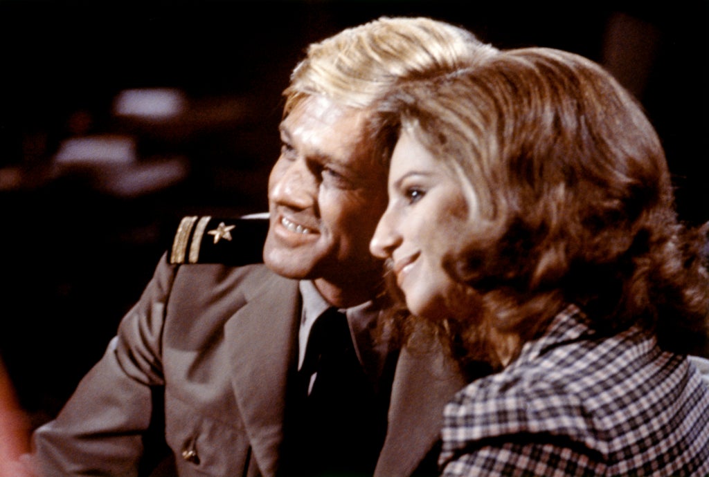 Robert Redford and actress and singer Barbra Streisand 