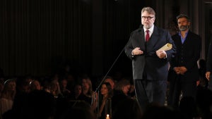 Guillermo del Toro and Oscar Isaac at TIFF 2025