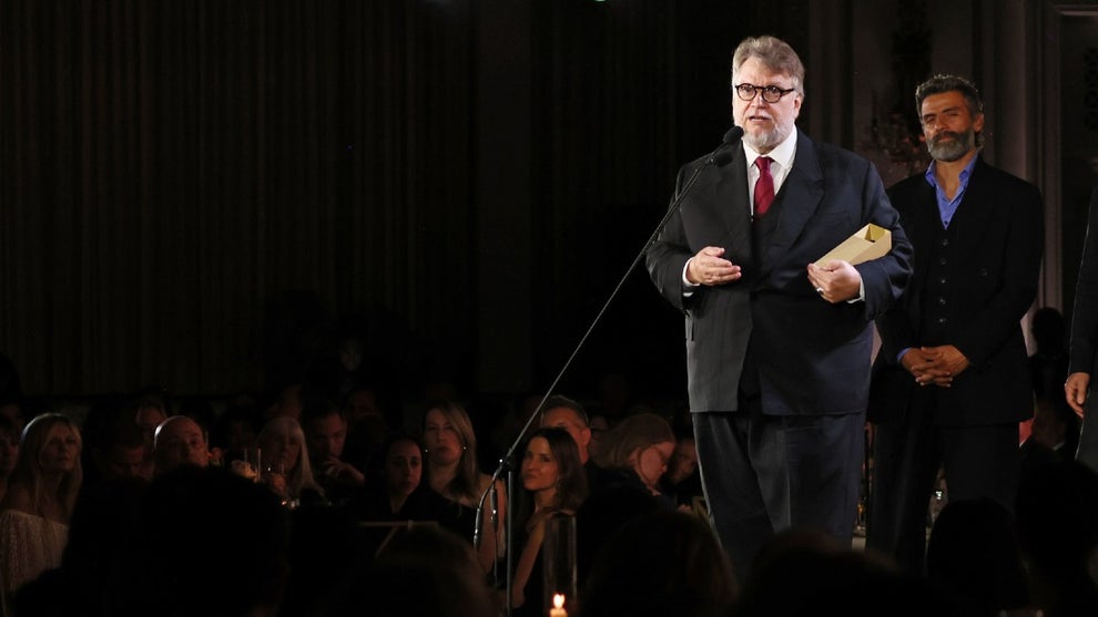Guillermo del Toro and Oscar Isaac at TIFF 2025