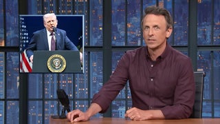 Seth Meyers Disputes Trump’s ‘Ridiculous’ Notion That Dems Support Epstein Survivors for Approval Ratings | Video