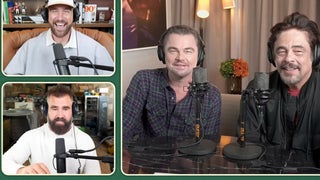 Travis Kelce Can’t Believe He Booked Leonardo DiCaprio’s First-Ever Podcast, Either | Video