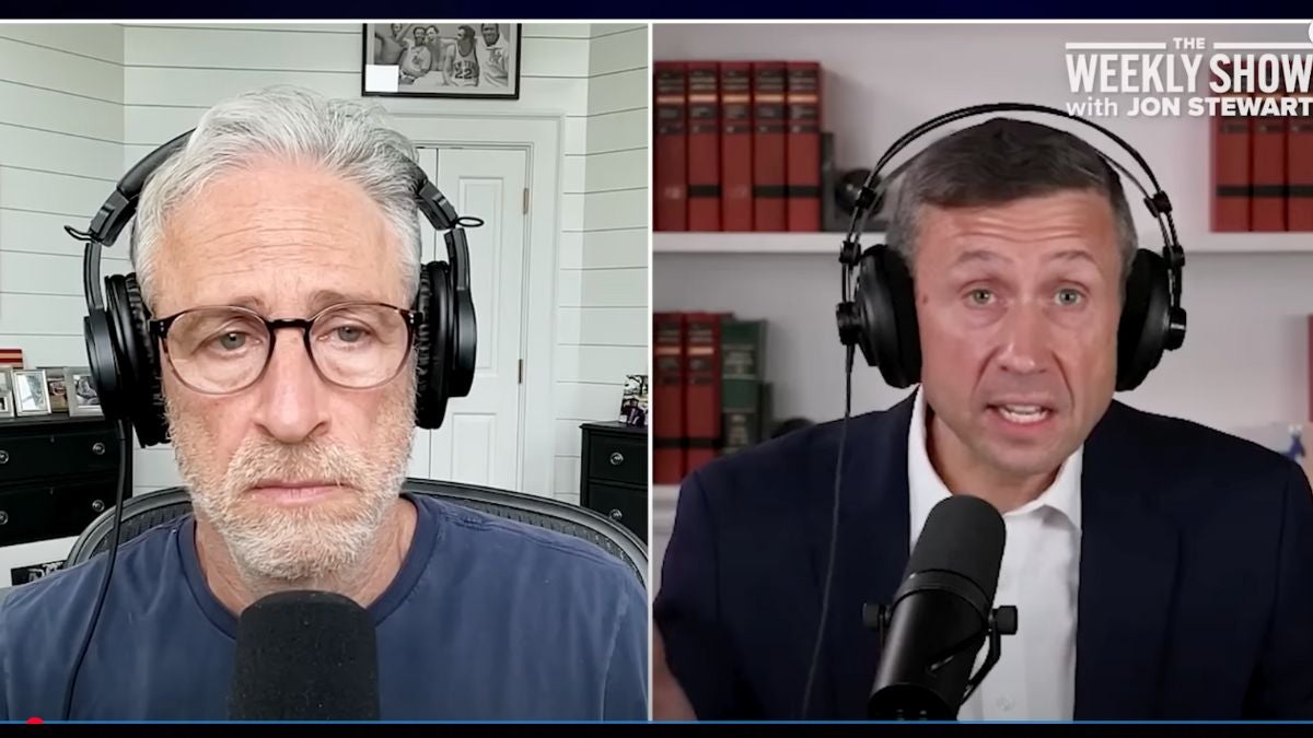 Jon Stewart Calls Out Kamala Harris Over…