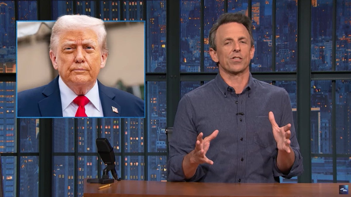 Seth Meyers Says ‘We Must All Stand Up’ for Free Speech After Kimmel Suspension | Video