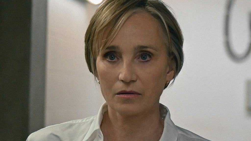 Kristin Scott Thomas as Diana Taverner in "Slow Horses" Season 5 (Apple TV+)