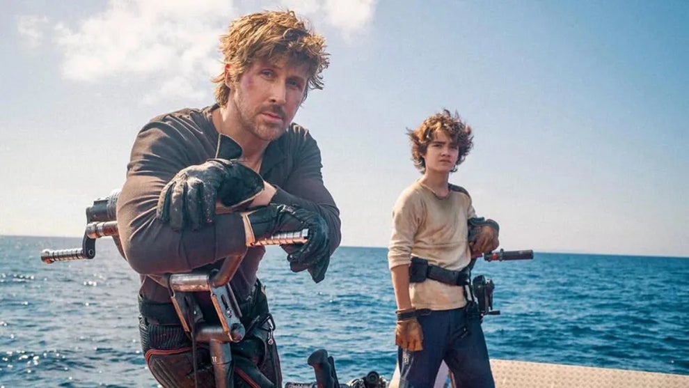 Ryan Gosling on the set of "Star Wars: Starfighter"