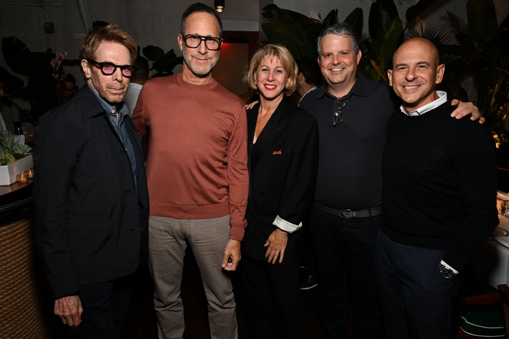 Jerry Bruckheimer, Award-Winning Producer "F1”, Richard Weitz, Co-Chairman, WME Group, Sharon Waxman, Founder & Editor-in-Chief, TheWrap, Christian Muirhead, Co-Chairman, WME Group, and Brent Weinstein, Senior Leadership Team, CAA 