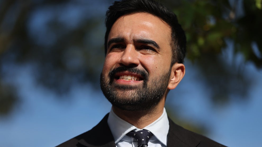 New York mayoral candidate Zohran Mamdani attends a news conference in the Bronx on Sept. 17, 2025. (Credit: Spencer Platt/Getty Images)