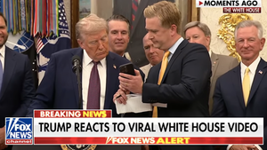 Donald Trump and Peeter Doocy (Credit: Fox News)