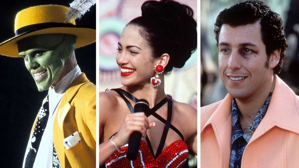 "The Mask," "Selena" and "The Waterboy" (Getty Images)