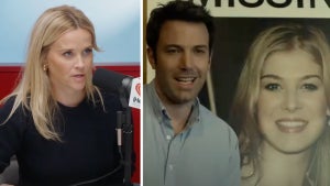 Reese Witherspoon on "Las Culturistas" (YouTube screenshot, "Gone Girl" trailer screenshot)