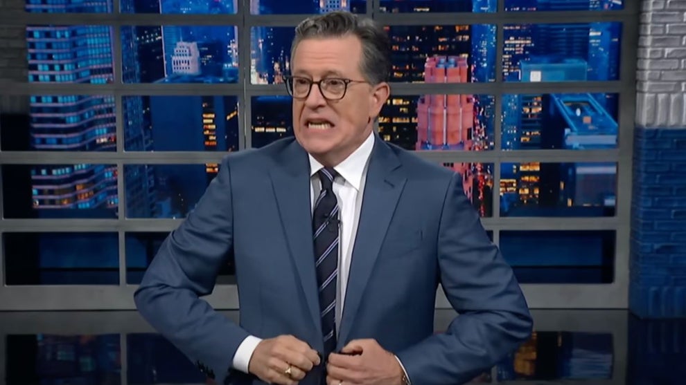 Stephen Colbert on "The Late Show with Stephen Colbert" (CBS/YouTube)