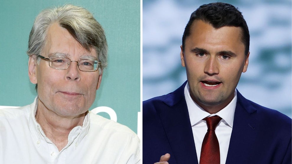 Stephen King, Charlie Kirk (Credit: Getty Images)